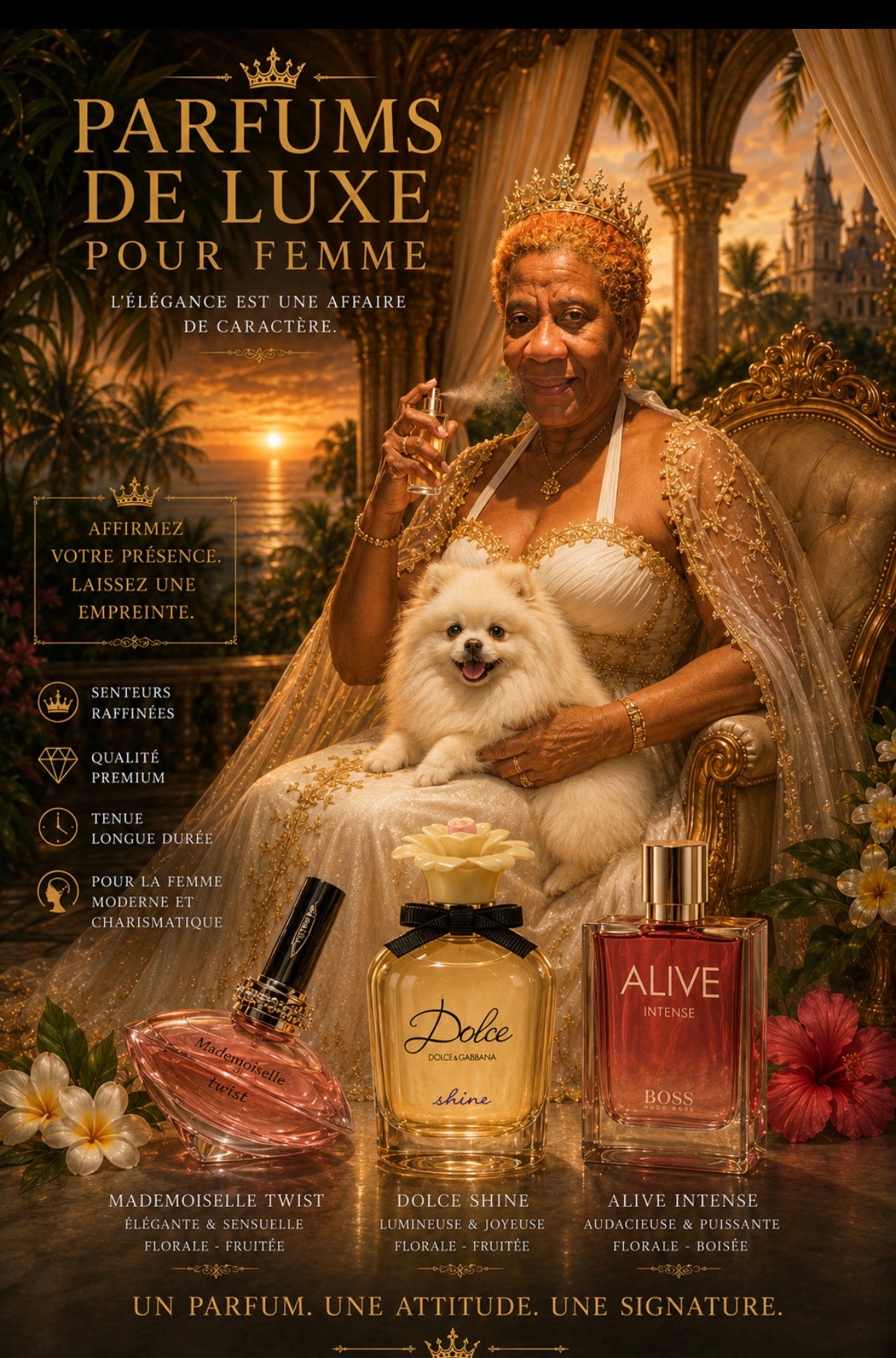 NOS PARFUMS DE LUXE FEMME