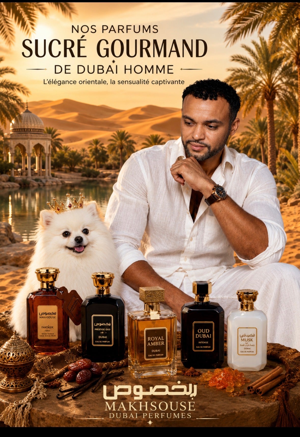 NOS PARFUMS SUCRÉ GOURMAND DE DUBAI HOMME