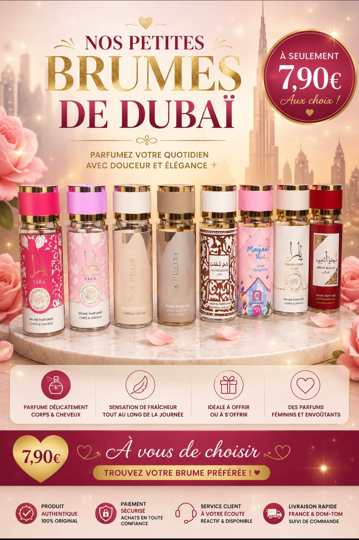 Nos Petites Brumes de Dubaï 7,90 euros