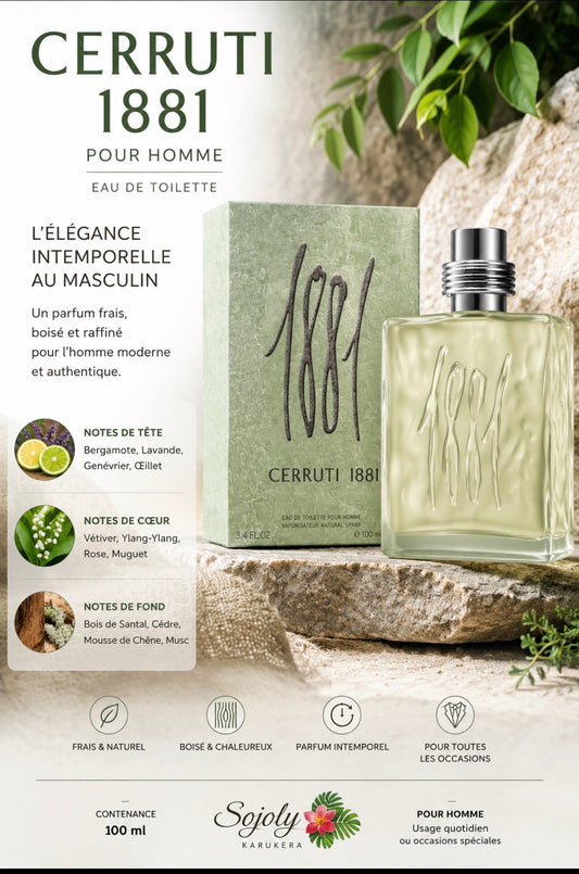 🌿 CERRUTI 1881 POUR HOMME – L’ÉLÉGANCE INTEMPORELLE 🌿