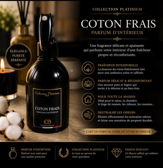 Parfum d interieur (coton frais ) 250 ml
