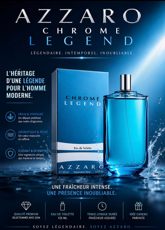 Azzaro Chrome Legend – Eau de Toilette 125 ml